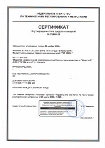 ГИТ ИВП 01 сертификат